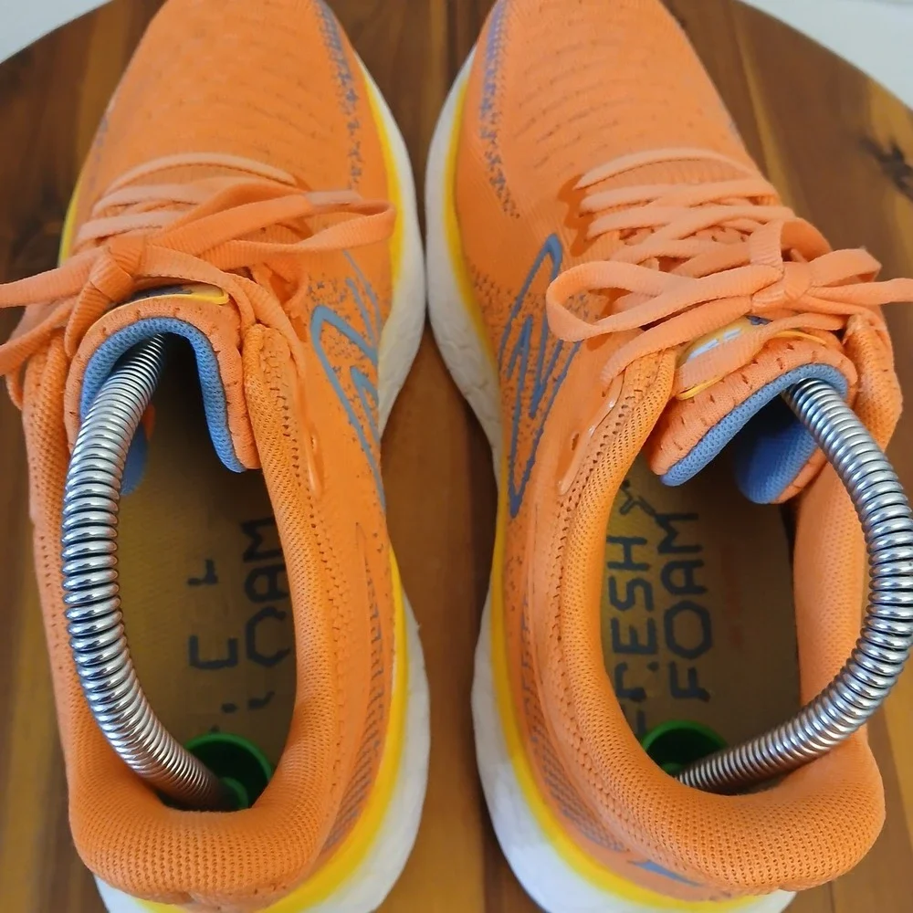 New Balance Fresh Foam 1080v12 Womens 9.5 Orange Running Shoes Sneakers